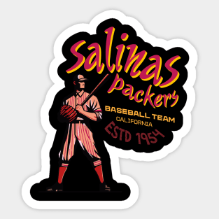 Defunct Salinas Packers Baseball Team California 1954 Sticker